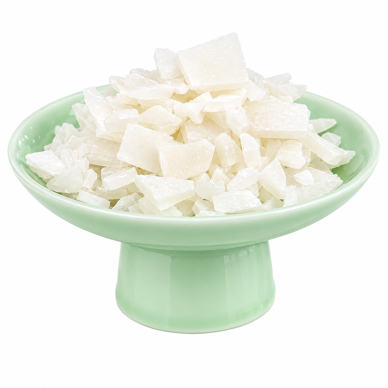 Flake low-iron aluminum sulfate